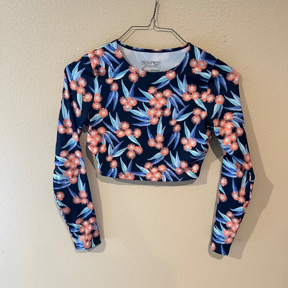 NWOT Patagonia Swell Seeker Cropped Long-Sleeve Rashguard | Women's Small